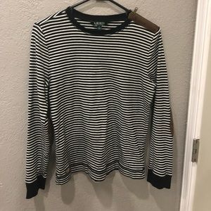 Stripped, long sleeve, ralph lauren shirt.
